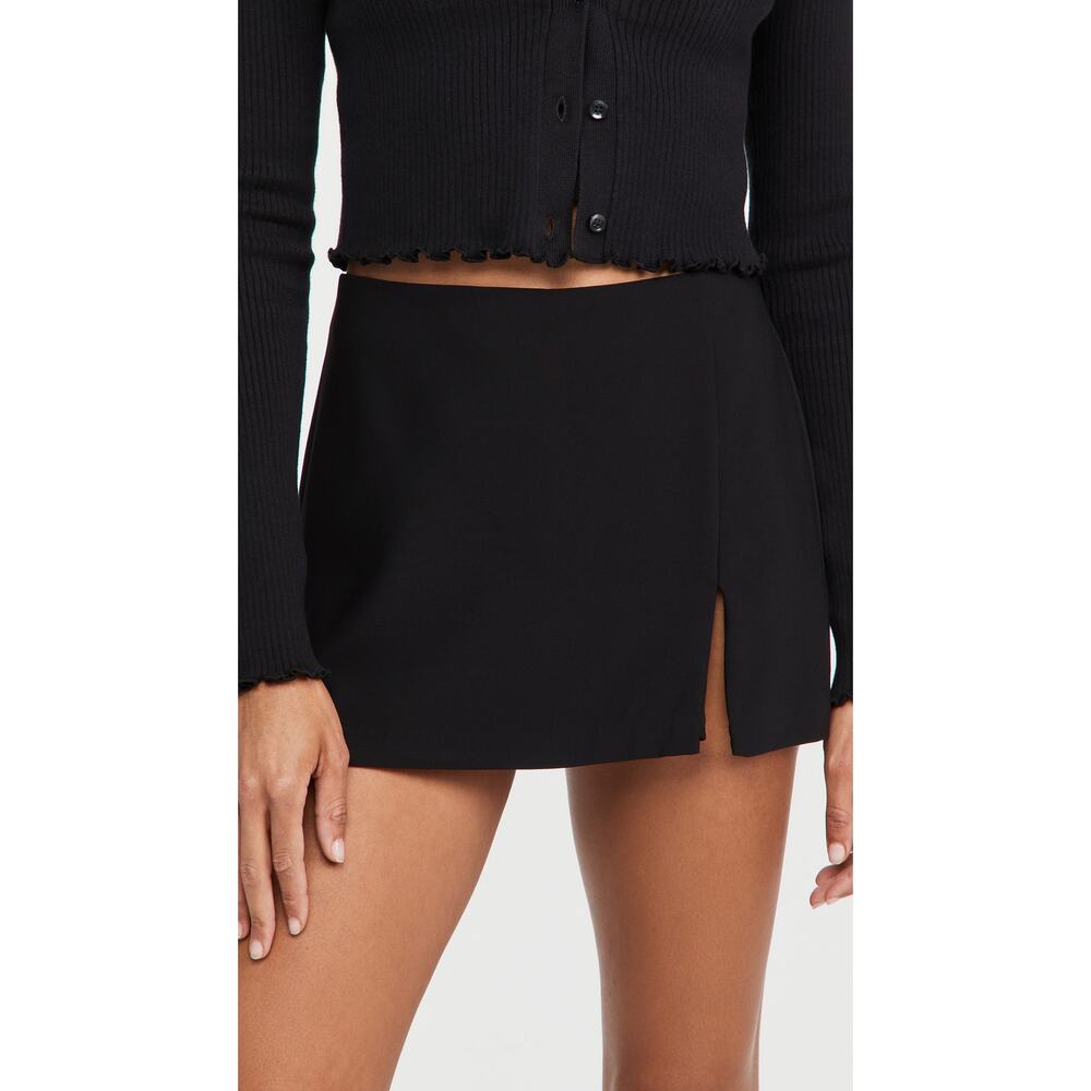 Amanda Uprichard Black Mini Skirt